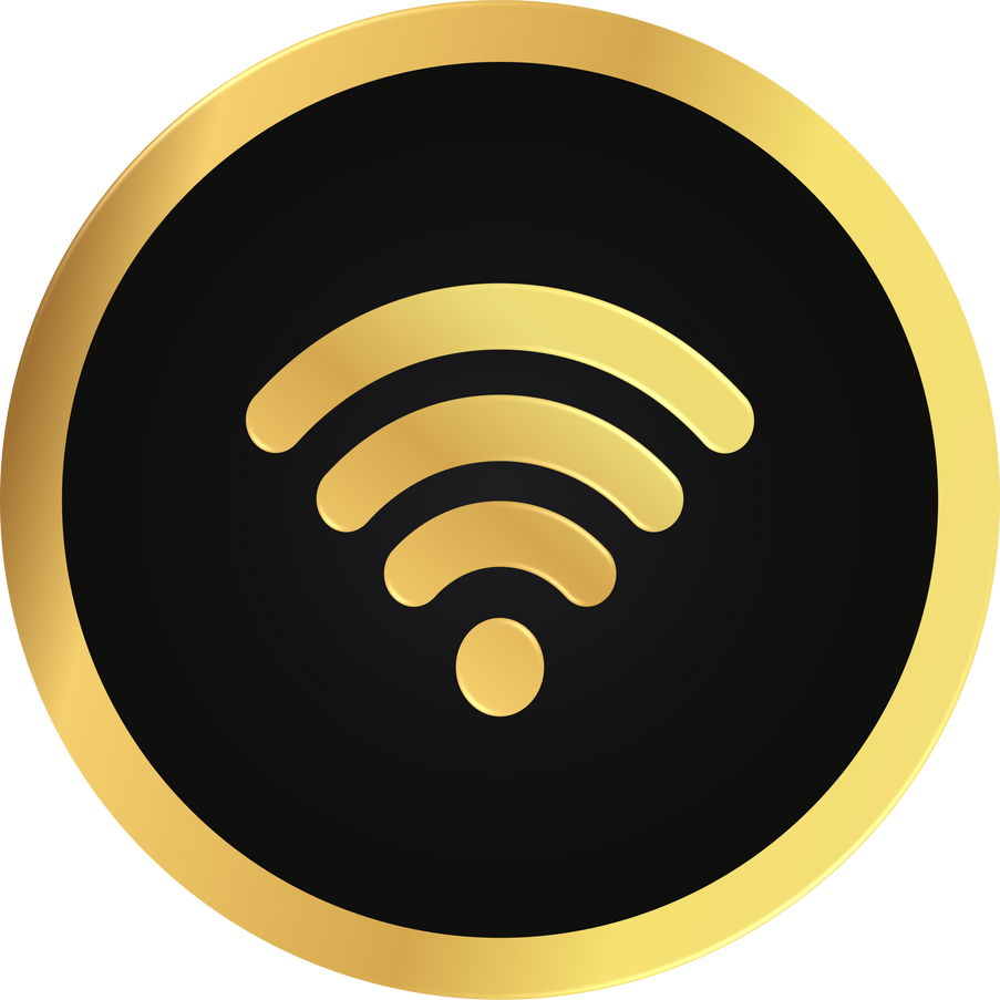 Wifi Gold Icon